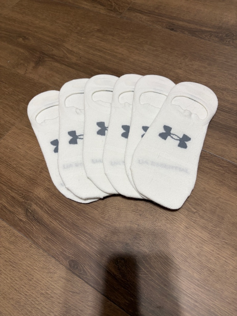 Under Armour White Low-Cut No-Show Athletic Socks - 5 Pack